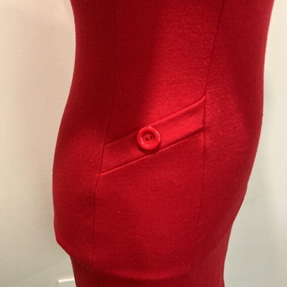 Soprano Red BodyCon Sheath Dress​​​​​​​​ - Picture 5 of 14